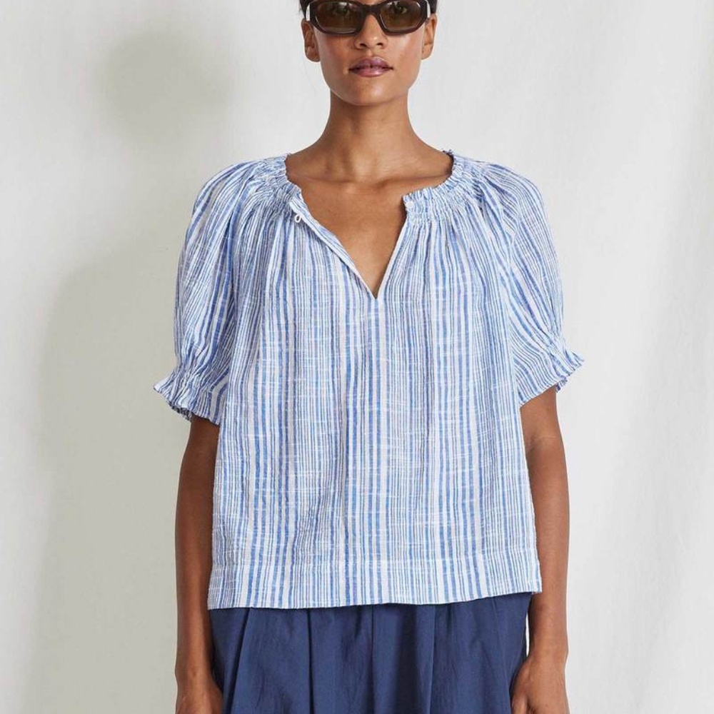 APIECE APART KASIN TOP IN SEASIDE STRIPE SIZE S!